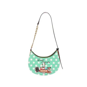 Nicole Lee USA Vegan Leather Polka Dot Shoulder Bag