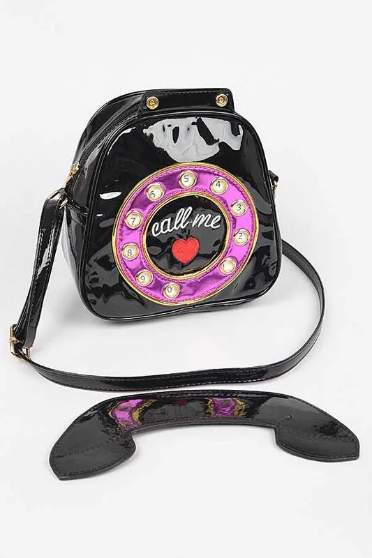 Patent Leather "Phone" Clutch