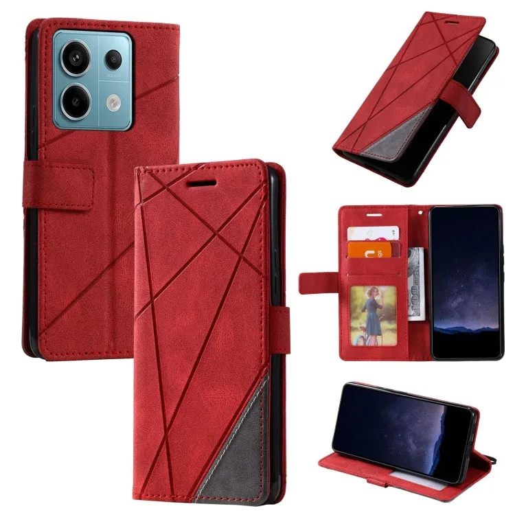 Premium Splicing Leather Wallet Phone Case for Xiaomi 14 Ultra, Series 2