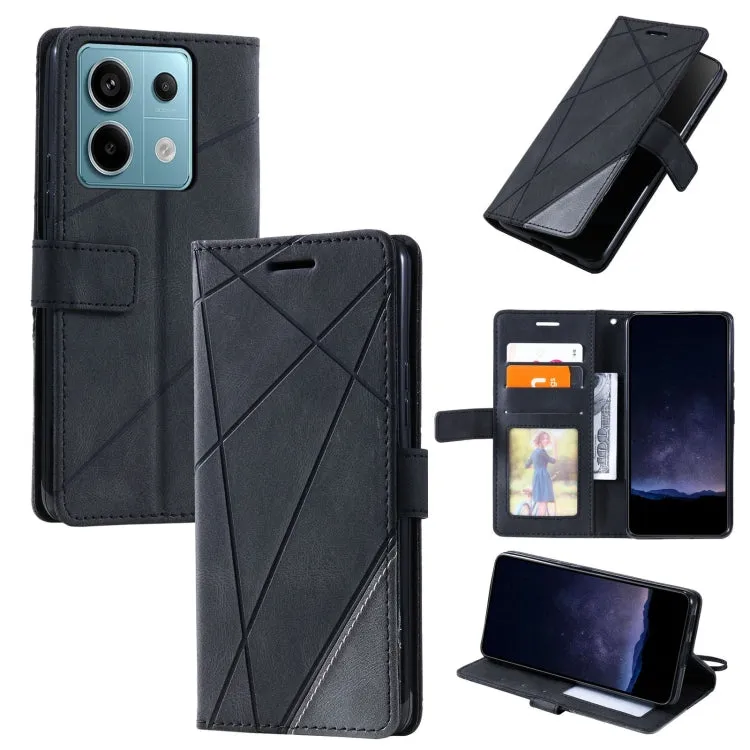 Premium Splicing Leather Wallet Phone Case for Xiaomi 14 Ultra, Series 2