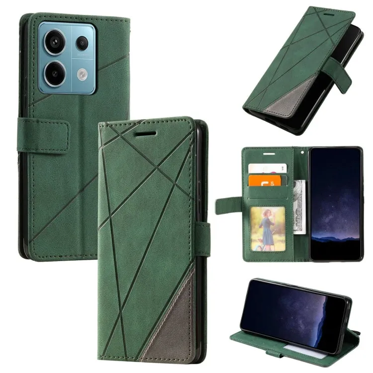 Premium Splicing Leather Wallet Phone Case for Xiaomi 14 Ultra, Series 2