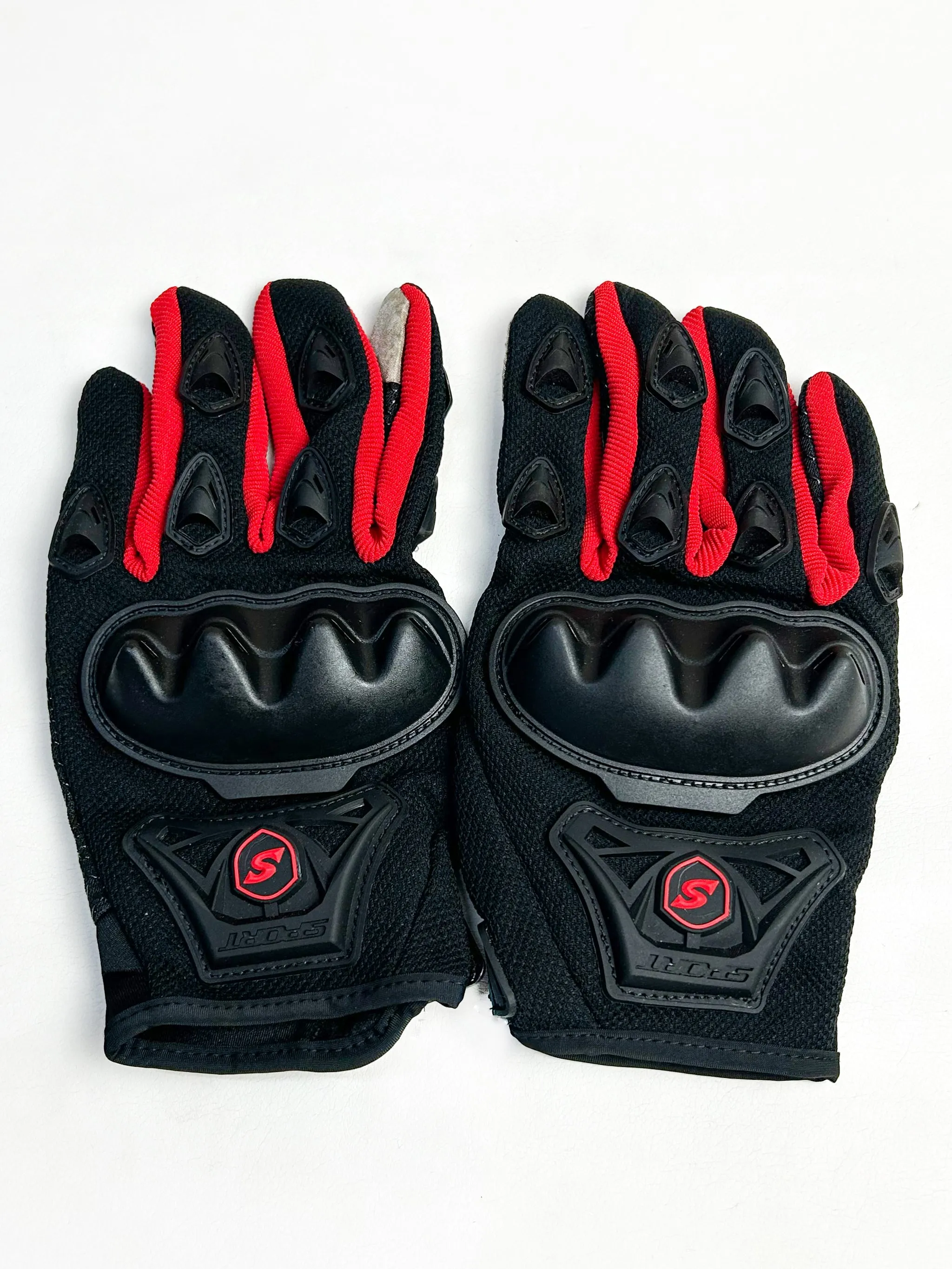 Red Winter Gloves For Men / Full Finger Gloves / Bike Gloves for Men MG07