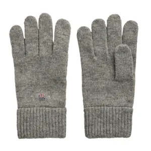 Shield Wool Gloves, Grey