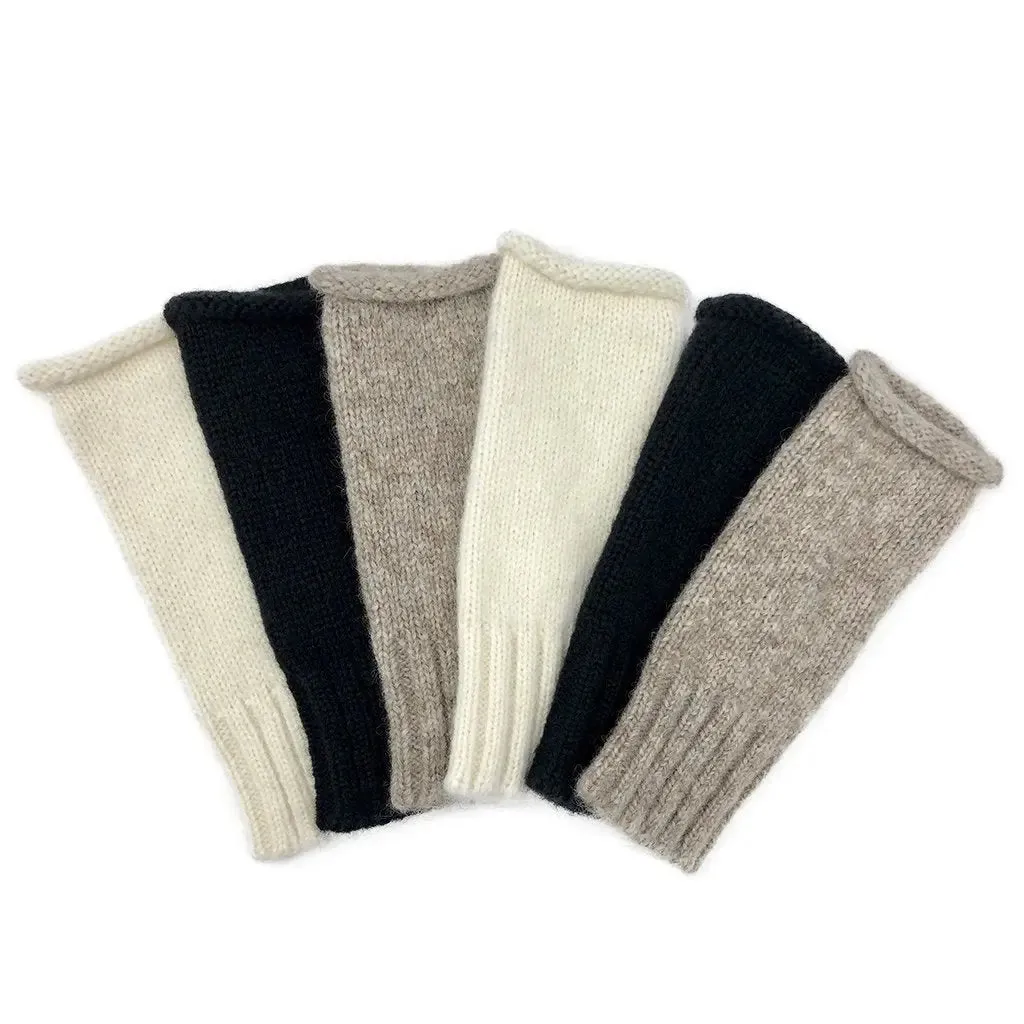 Snow Essential Knit Alpaca Gloves | Ethical Style
