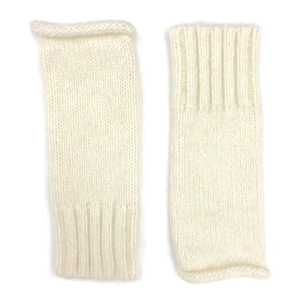 Snow Essential Knit Alpaca Gloves | Ethical Style