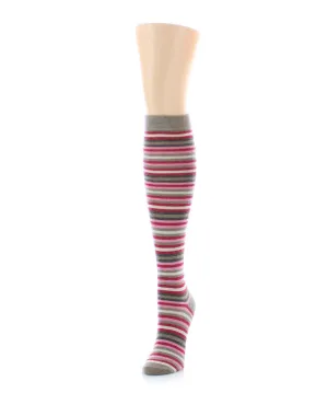 Stripe Out Wool Knee High Sock