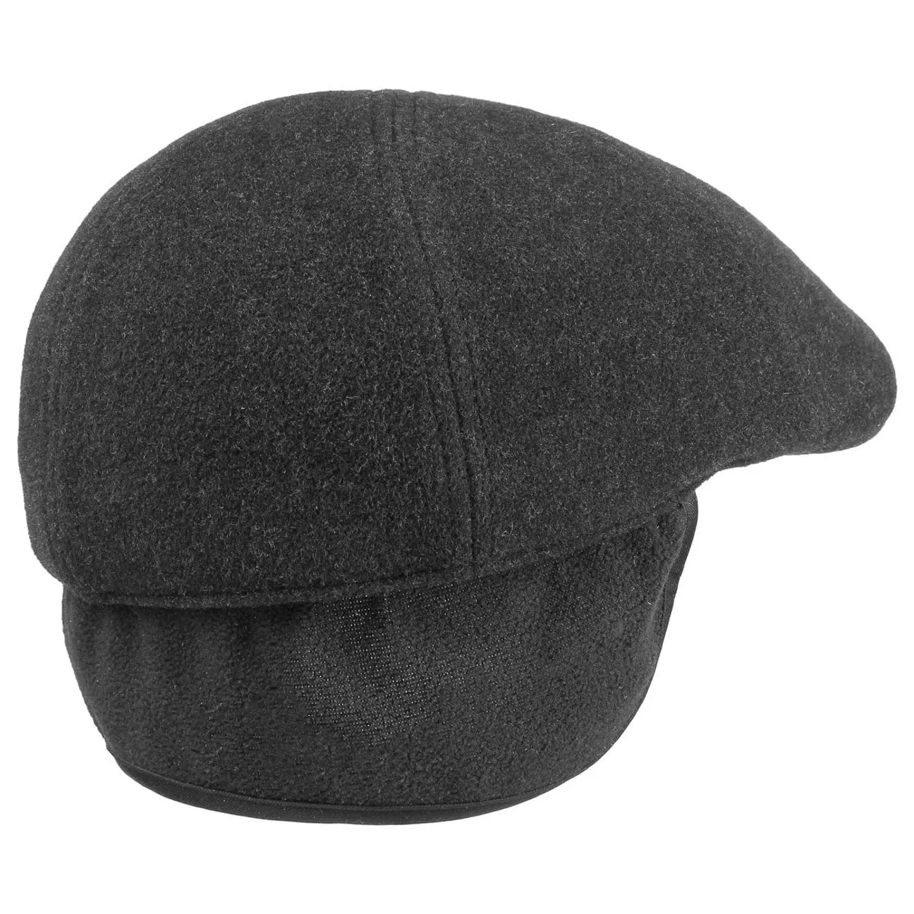 Texas Wool Earflap Flat Cap by Stetson