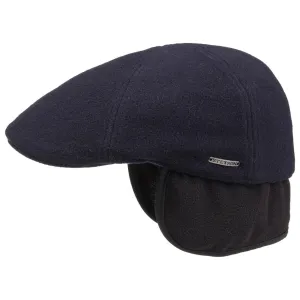 Texas Wool Earflap Flat Cap by Stetson