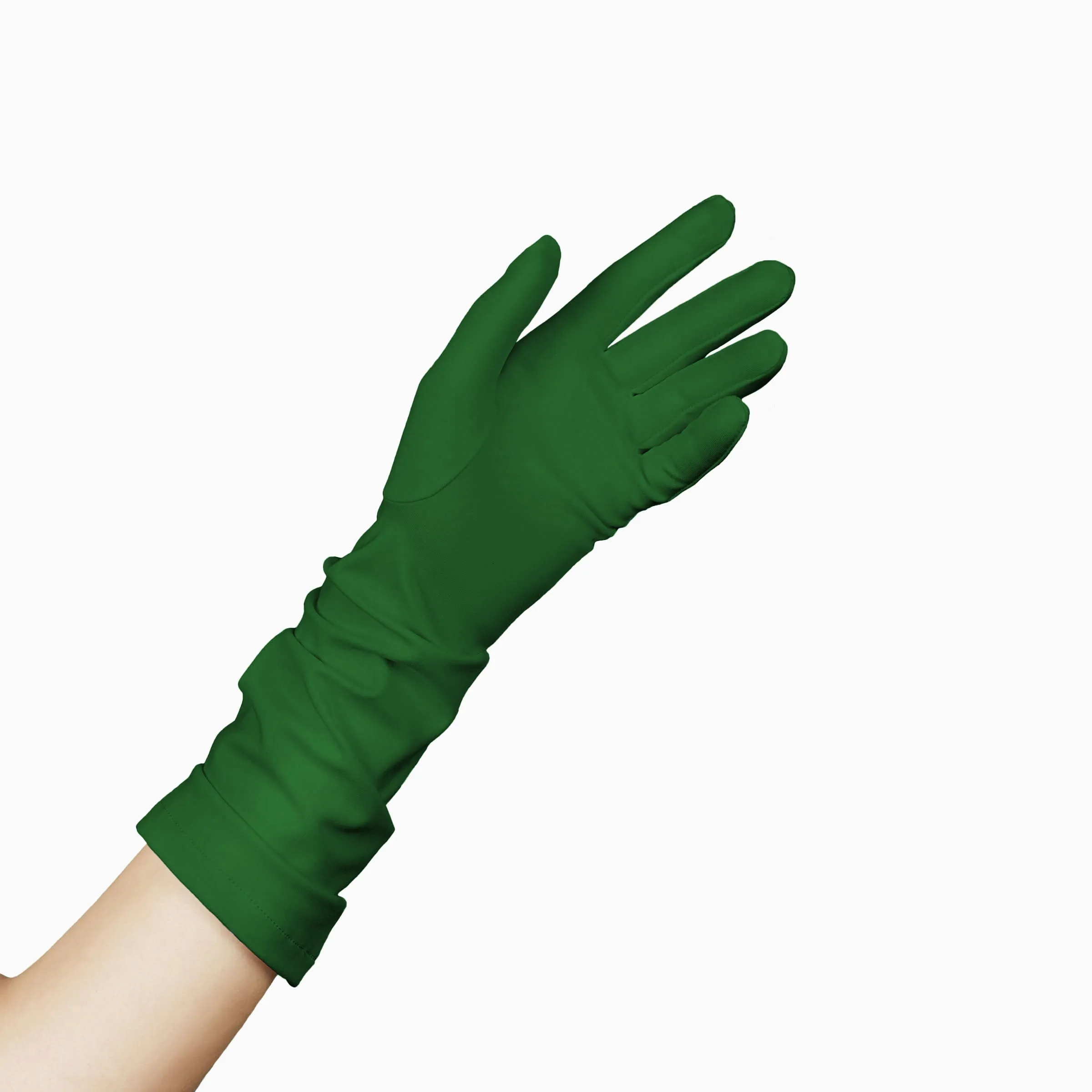 THE JILL - Green Mid Length Glove - Holiday Edition