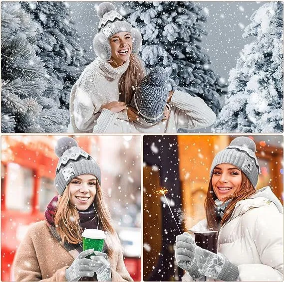 USB Electric Heating Scarf Gloves