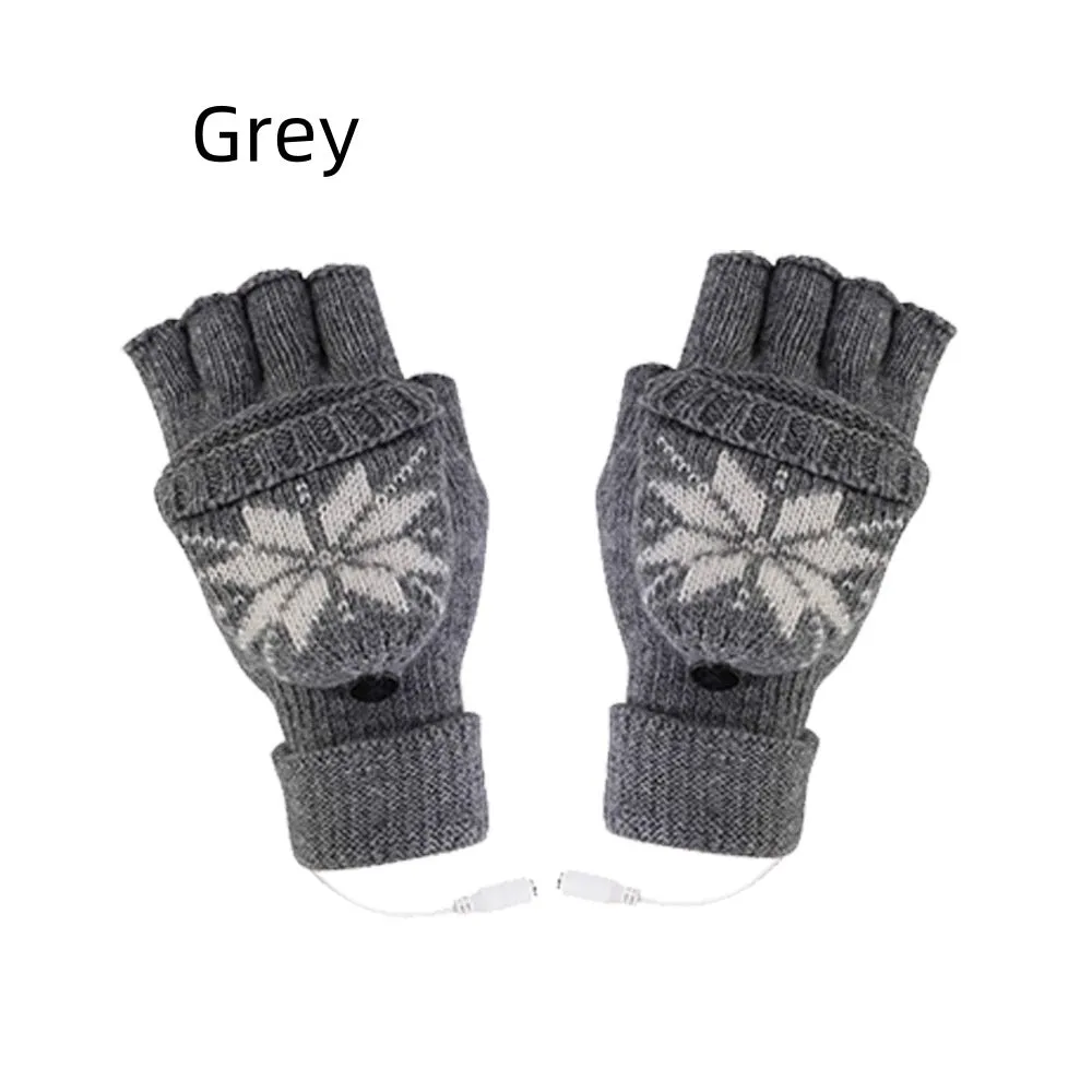 USB Electric Heating Scarf Gloves