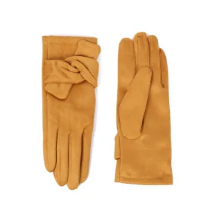 Winter Gloves Alexandra cross-strap Mustard