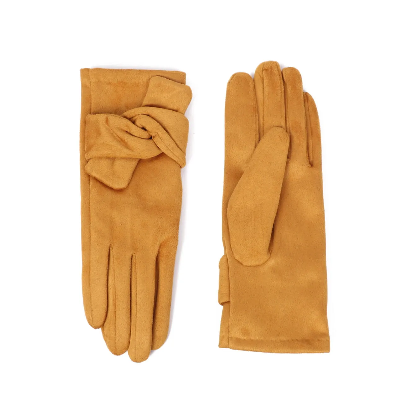 Winter Gloves Alexandra cross-strap Mustard