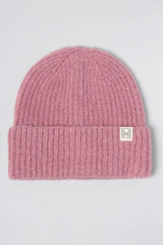 Winter Soft Ribbed Knit Cuff Beanie Hat