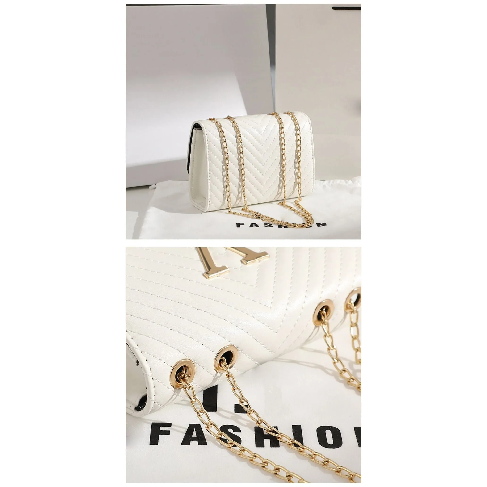 Women's Chain Handbag Crossbody High Quality Faux Leather